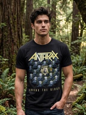Anthrax Among the Kings Black T-Shirt